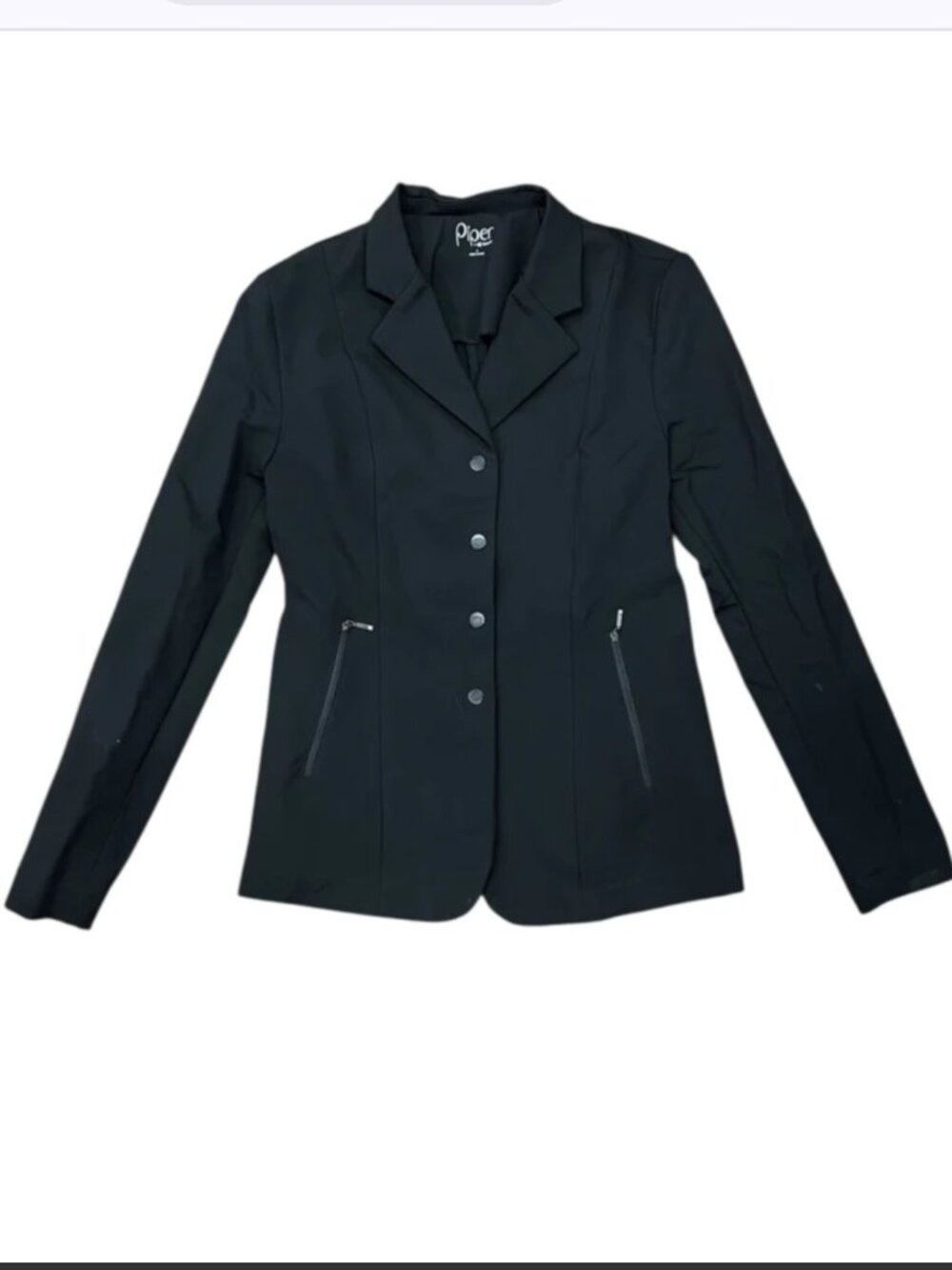 Piper Performance Black Womens Blazer Jacket